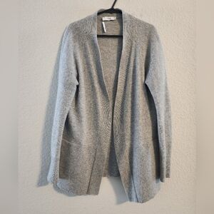 Vince Women’s 100% cashmere open front cardigan grey size XS
